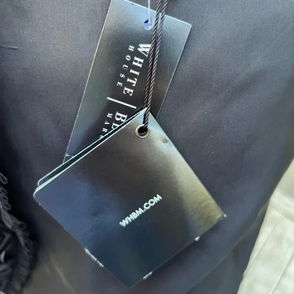 WHBM Elegant Black Floral Bolero Shrug Size M - Picture 4 of 9